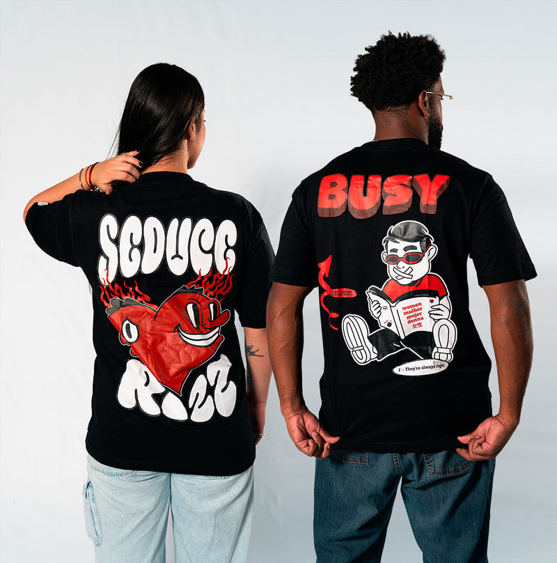 Kit 2 Camisetas Seduce/Busy